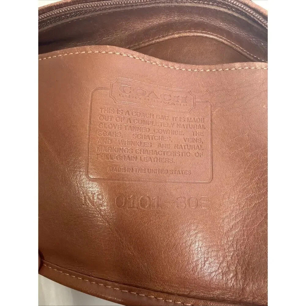 Vintage Coach Crossbody/ Messenger Bag Leather 0101-308